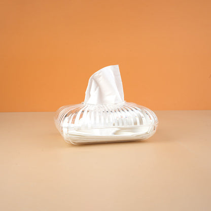 علبة مناديل كريستال كلير