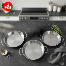 مقلاة مأكولات من الفولاذ المقاوم للصدأ