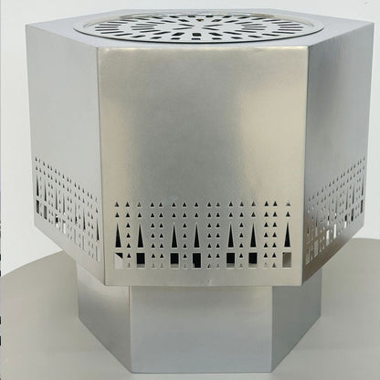 دوة و شواية معدنية سداسي الشكل