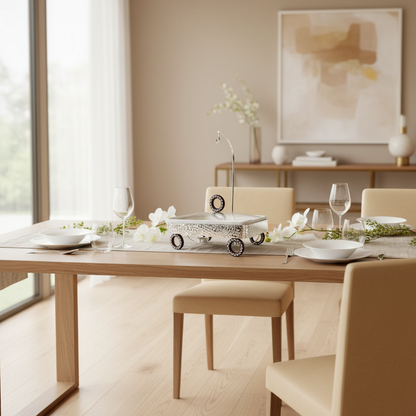 سخان طعام بقاعدة عجلات سعة 2.5 لتر