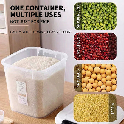 حاوية محكمة الإغلاق لتخزين الأرز والحبوب