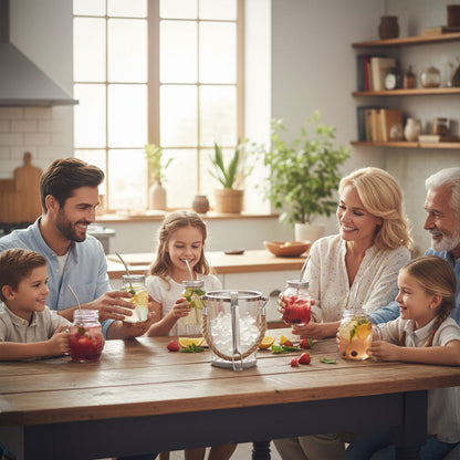 طقم أدوات شرب ماسون جار