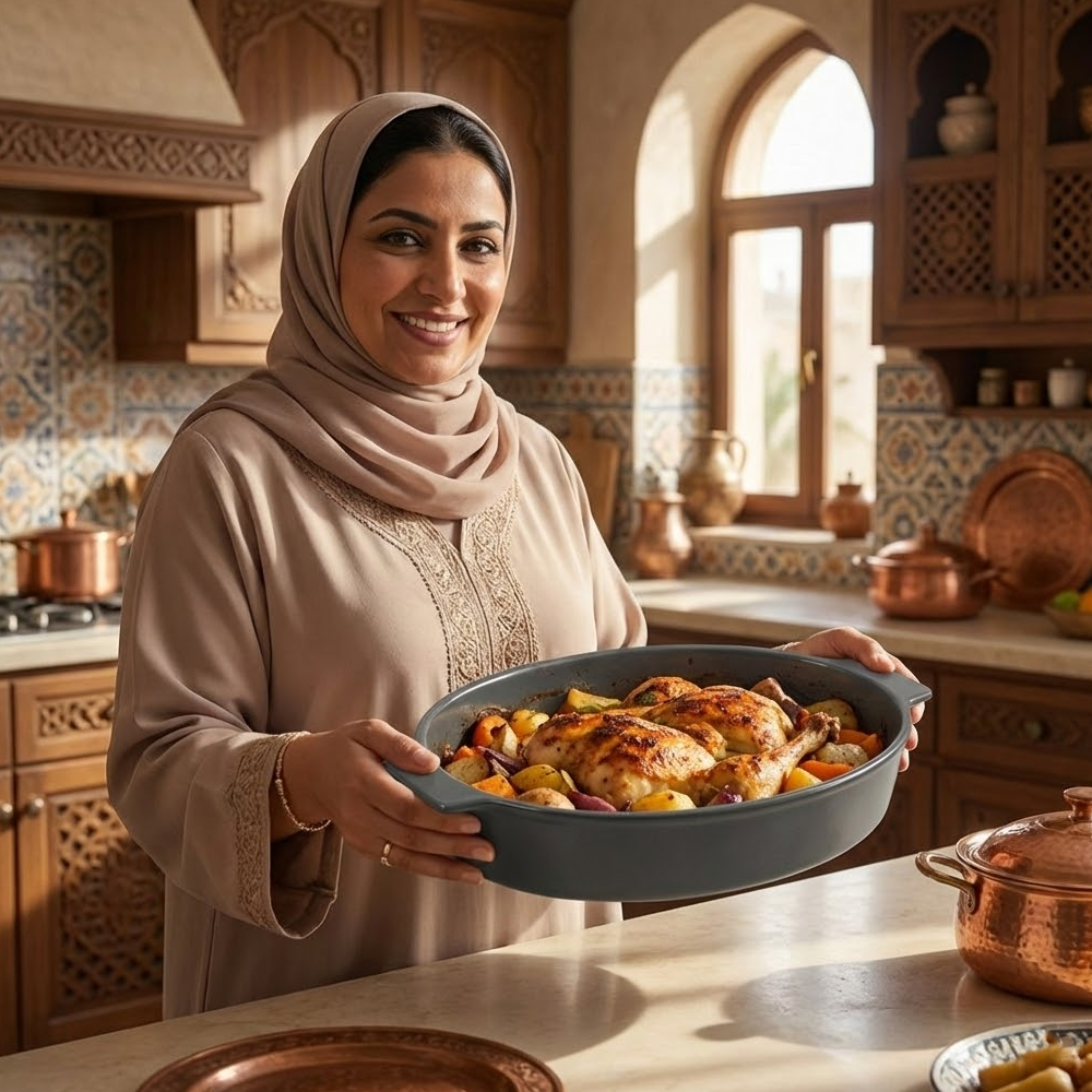 صينية فرن سيراميك عميقة