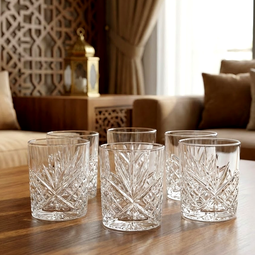طقم اكواب زجاجية 6 قطع Danny Home