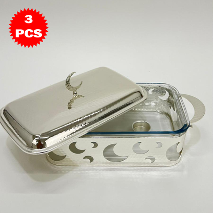 سخان تقديم طعام مع صينية بايركس 2.5 لتر