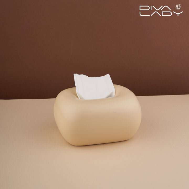 Porcelain tissue box 