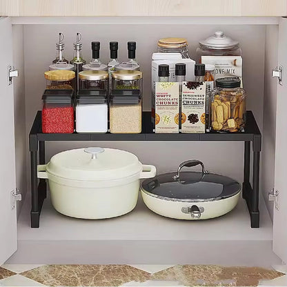 رف تخزين للمطبخ مع منظم للتوابل