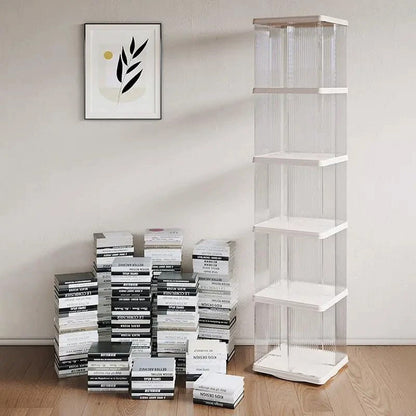 رف تخزين حديث متعدد الطبقات يدور 360 درجة