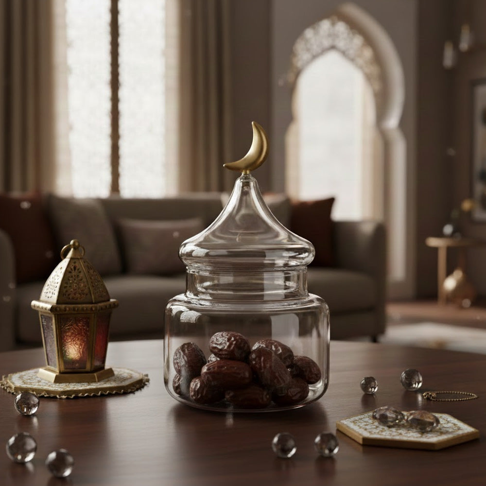 جرة زجاج القمر