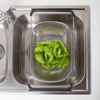 مصفاة الفولاذ المقاوم للصدأ القابلة للتمدد