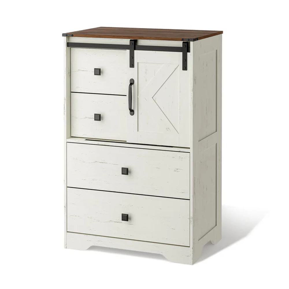 خزانة ملابس طويلة بأربعة أدراج