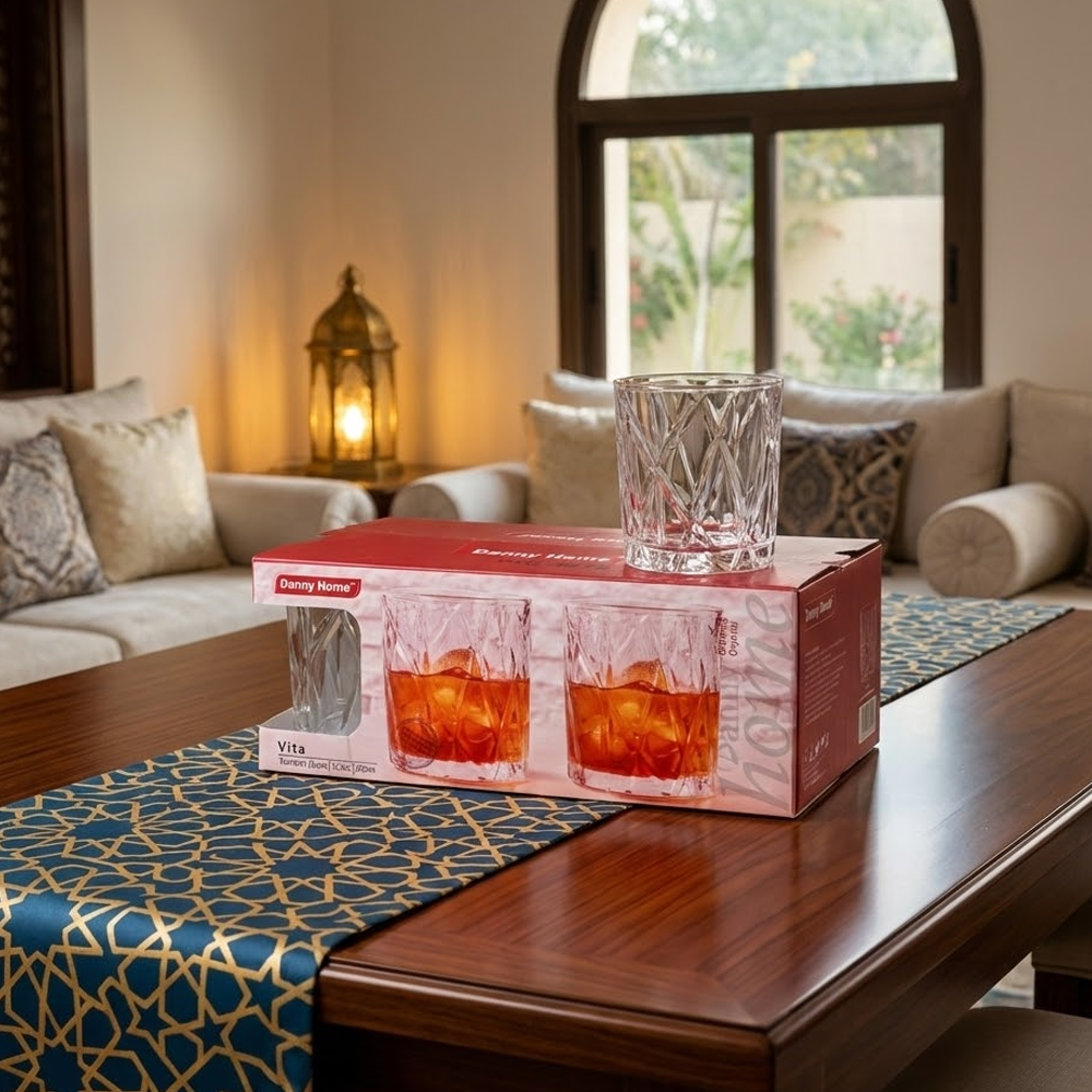 طقم اكواب تقديم زجاجية Diva Lady