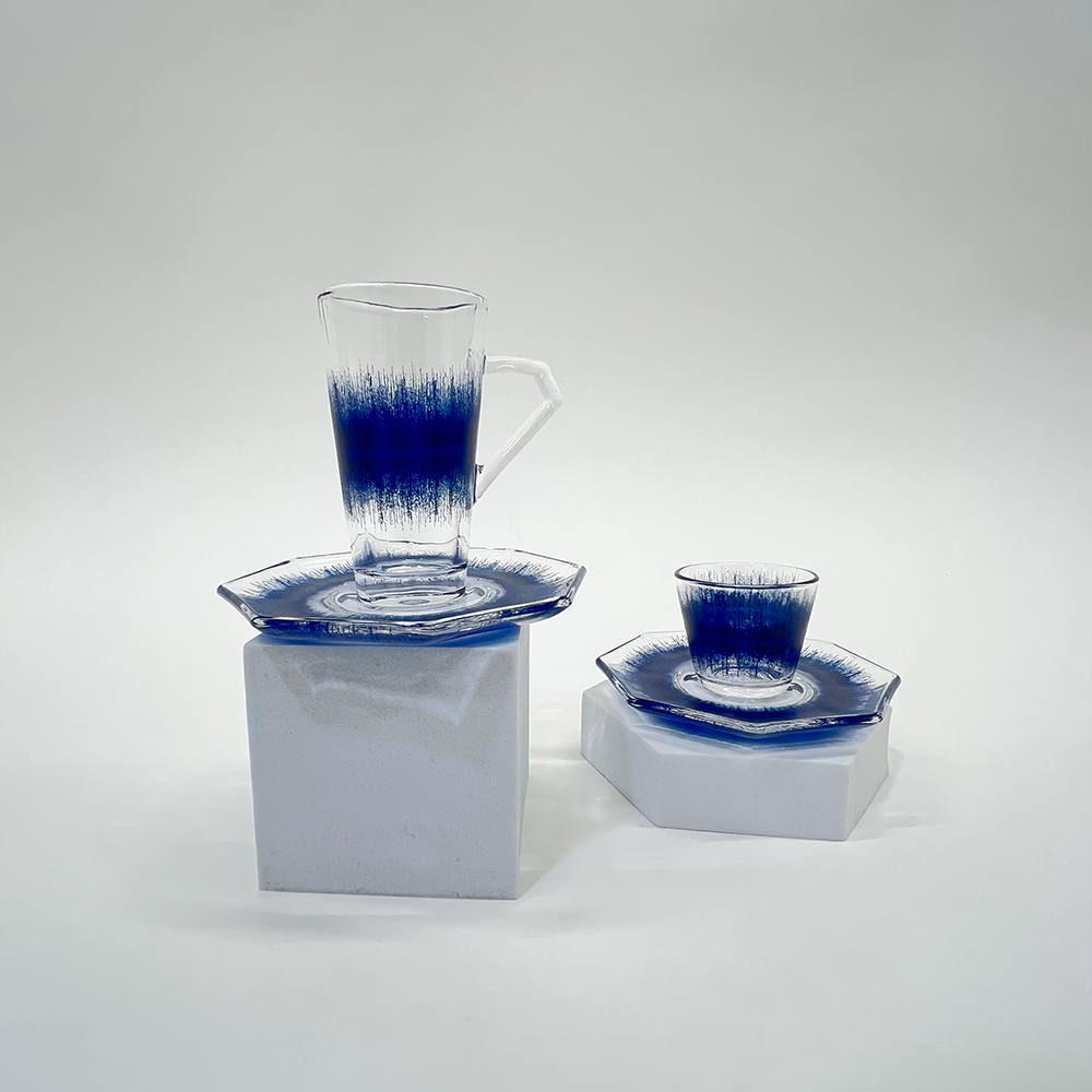 طقم استكانة وفنجان 18قطعة Diva Lady