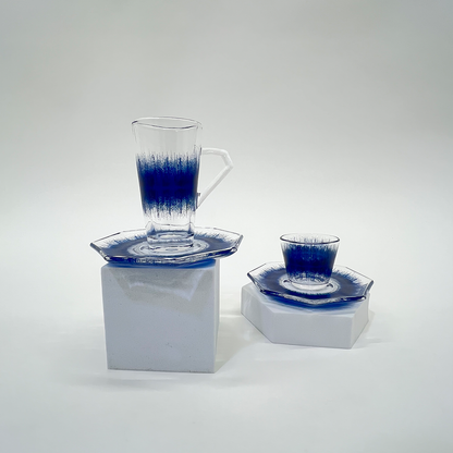 طقم استكانة وفنجان 18قطعة Diva Lady