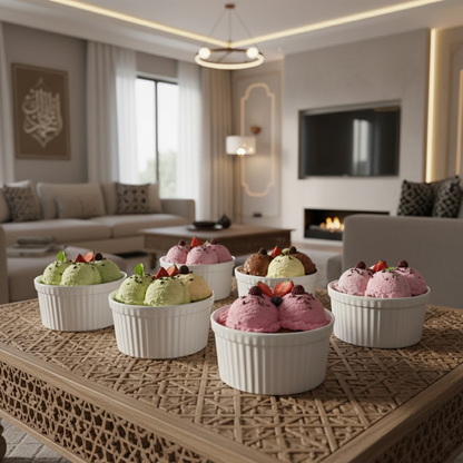 طقم بادية بورسلان 6 قطع