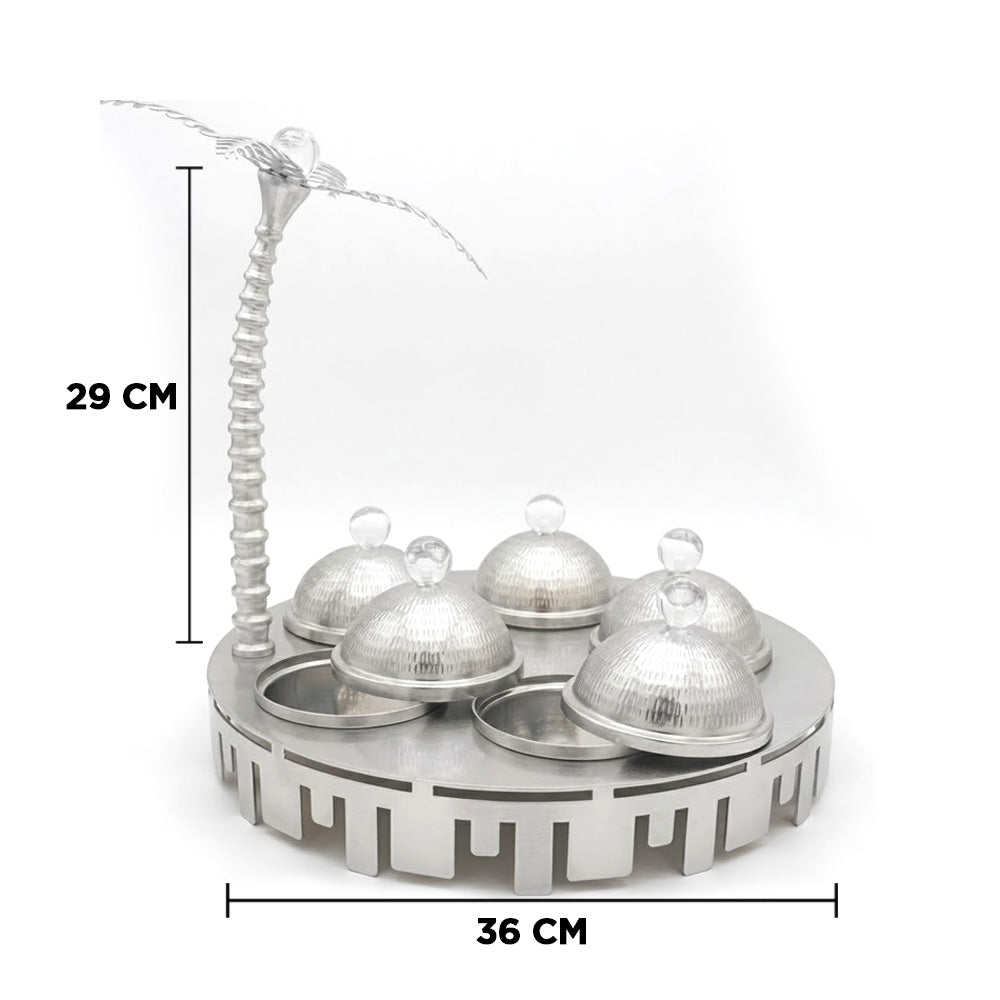 طقم صواني أوعية مزخرفة