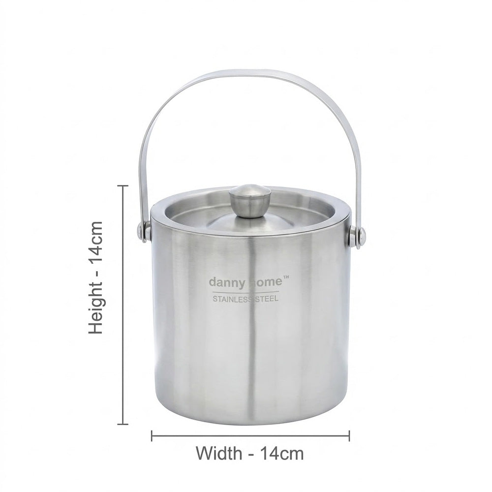 دلو ثلج بغطاء - 1.6 لتر