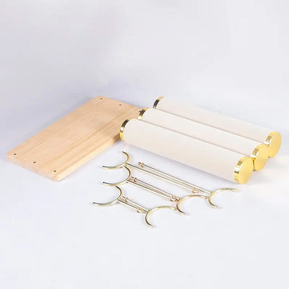 حامل مجوهرات من الخشب 3 طبقات