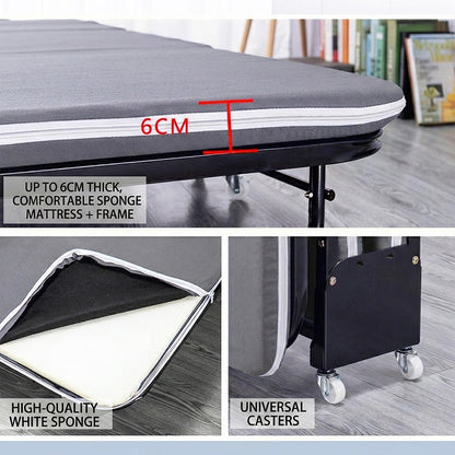 سرير فردي قابل للطي بثلاث طيات - 65 سنتًا