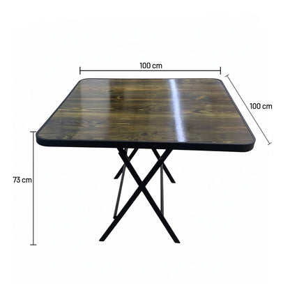 طاولة مربعة محمولة قابلة للطي