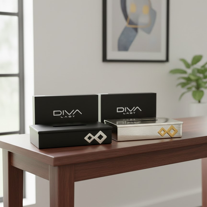 علبة مناديل معدن فاخرة