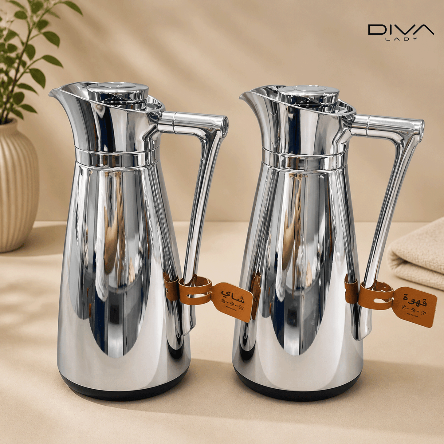 طقم مطارات لين من ديفا (2قطعة) Diva Lady