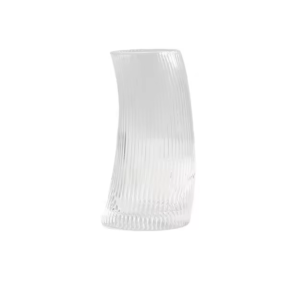 طقم أكواب زجاجية عصرية شفافة 4 قطع (500 مل)