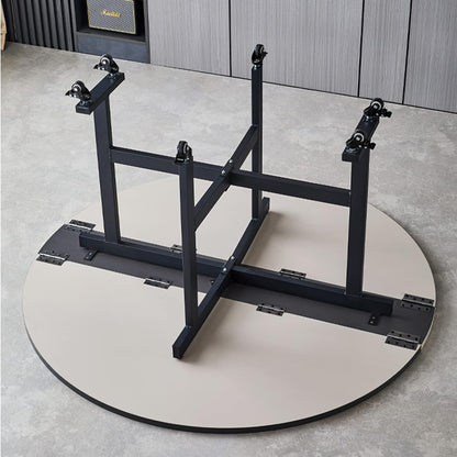 طاولة طعام مستديرة قابلة للطي