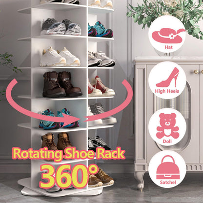 رف احذية وأكسسوارات دوار