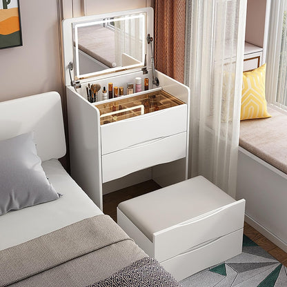 طاولة لمستحضرات التجميل مع مرآة مضيئة