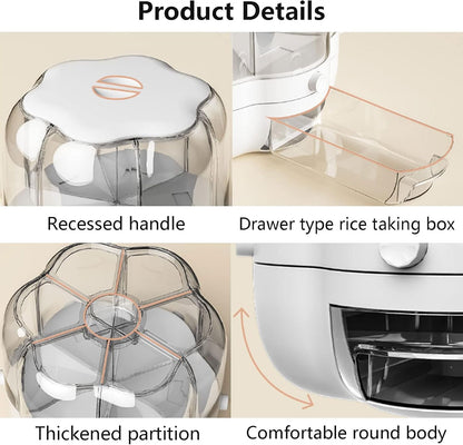 حافظة تخزين وتوزيع الحبوب بـ 6 شبكات