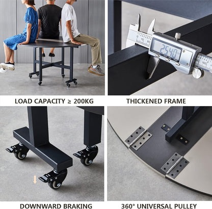 طاولة طعام مستديرة قابلة للطي