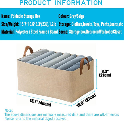 صندوق تخزين ملابس قابل للطي