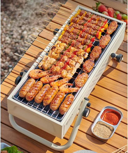 شواية فحم محمولة قابلة للطي