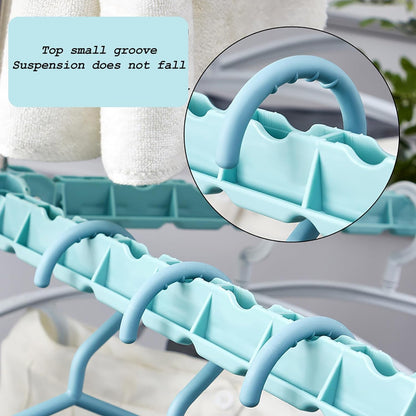 مجفف هواء للملابس المعدنية قابل للطي