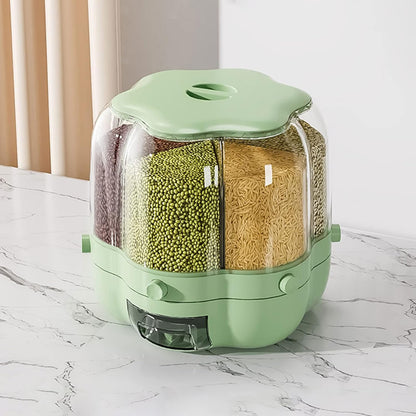 حافظة تخزين وتوزيع الحبوب بـ 6 شبكات