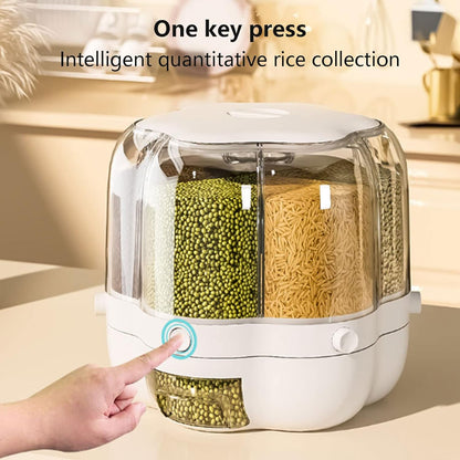 حافظة تخزين وتوزيع الحبوب بـ 6 شبكات