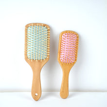 مشط وسادة هوائية من الخيزران