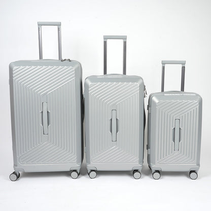 مجموعة حقائب سفر من 3 قطع مصنوعة من مادة البولي