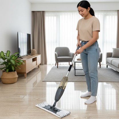 ممسحة أرضيات رشاش بمقبض