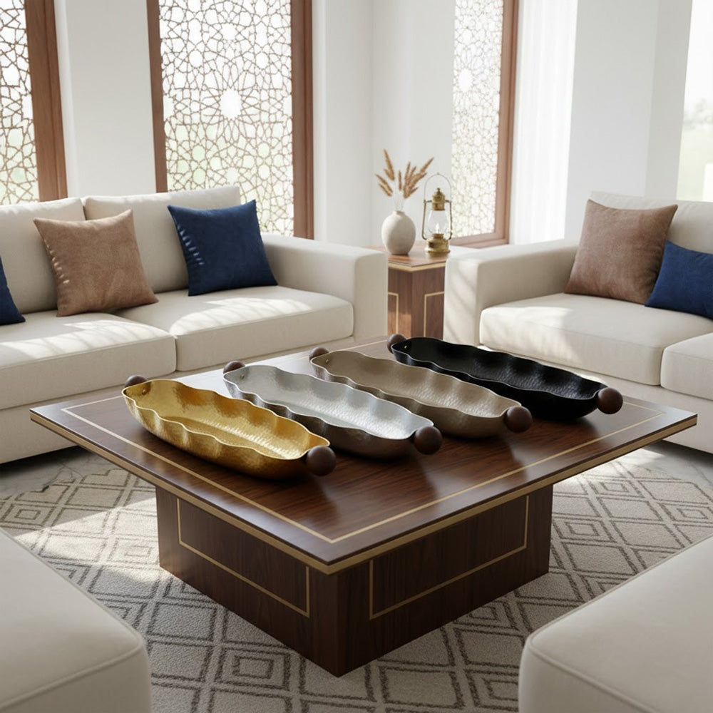 صينية تقديم بيضاوية صغيرة