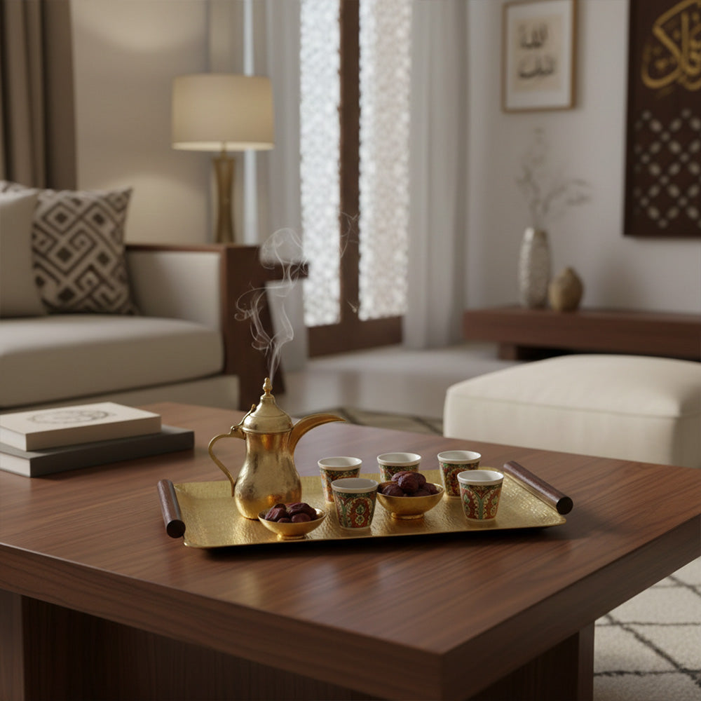 صينية تقديم وسط Alkuwaity Al Awal الكويتي الأول