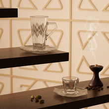 طقم استكانة وفنجان 18قطعة Diva Lady