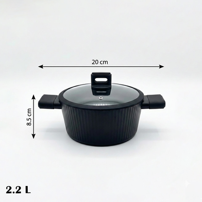 مقلاة طهي بغطاء زجاج Danny Home