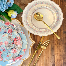 طقم أطباق مائدة فاخر 24 قطعة