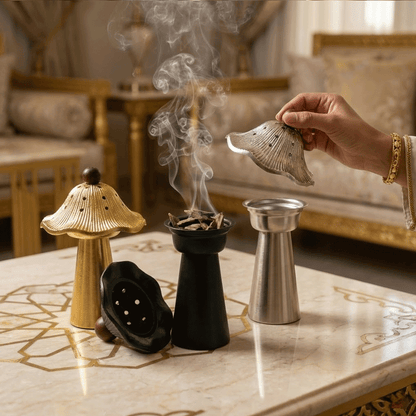 مبخر معدني بتصميم فطر