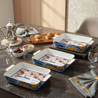 صينية فرن سيراميك مستطيلة Danny Home