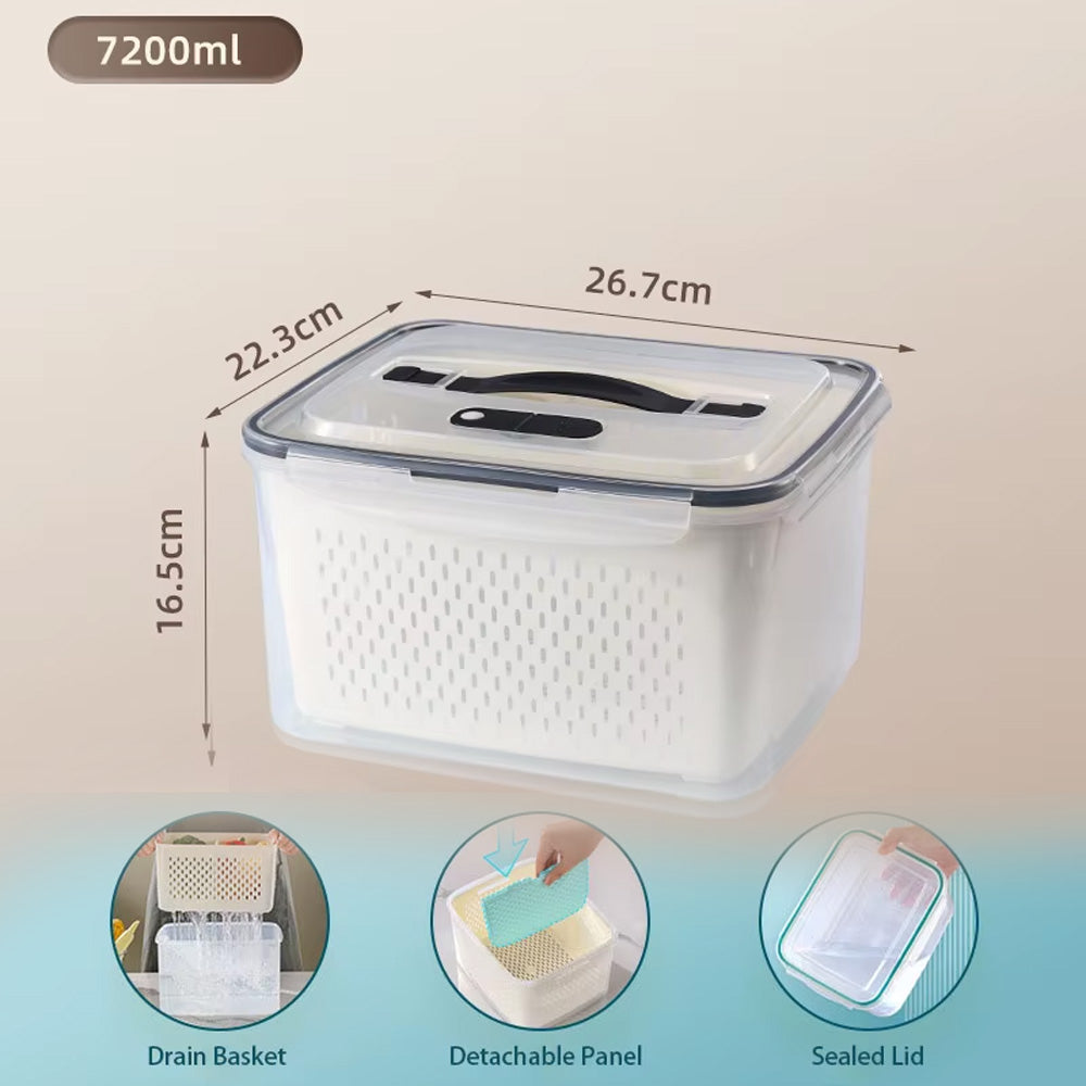 صندوق تخزين محكم الإغلاق مع غطاء صمام هواء