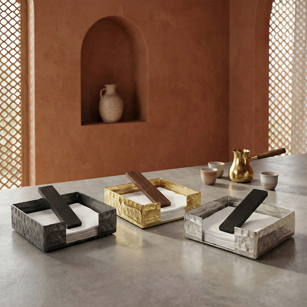 حامل مناديل مربع أنيق Diva Lady