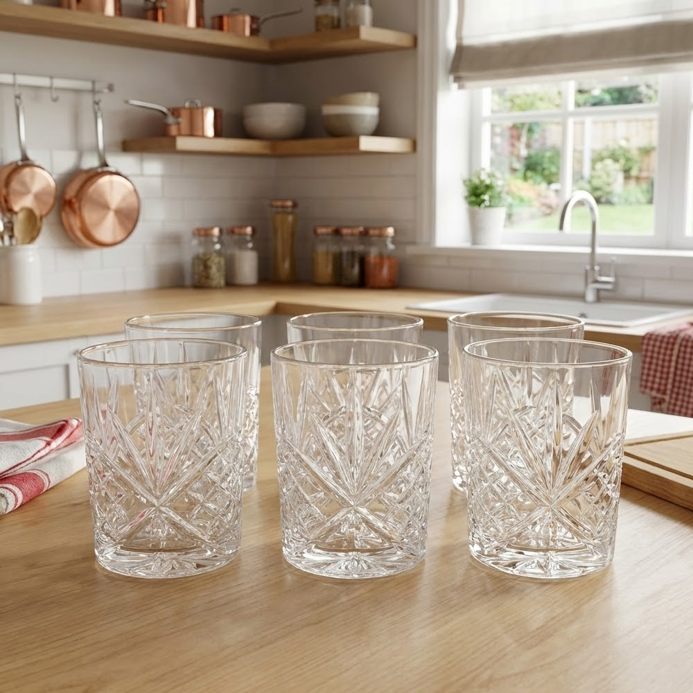 طقم اكواب زجاجية 6 قطع Danny Home